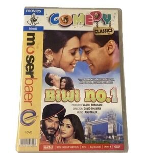 Biwi No.1 Dvd‎ Comedy Salman Khan Bollywood Hindi English Subtitle